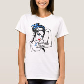 Typ 1 Diabetes Sensibilisierungskampagne Rosie Mam T-Shirt (Vorderseite)