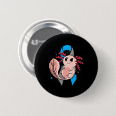 Typ-1-Diabetes T1d-Bewusstsein Süßer Axolotl Insul Button (Vorne & Hinten)