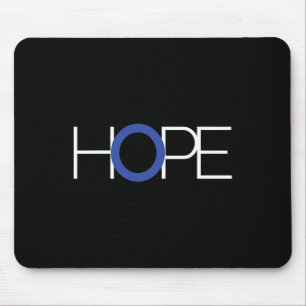 Typ-1-Diabetes T1d Blaues Kreis-Bewusstseinsgesche Mousepad