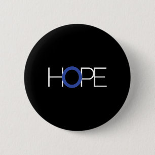 Typ 1 Diabetes T1D Blue Circle Awareness Geschenk Button