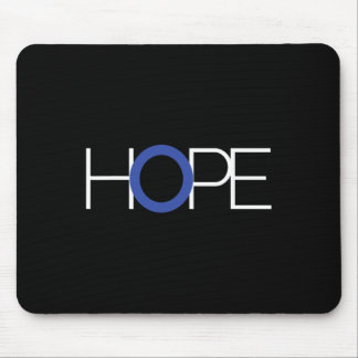Typ 1 Diabetes T1D Blue Circle Awareness Geschenk  Mousepad