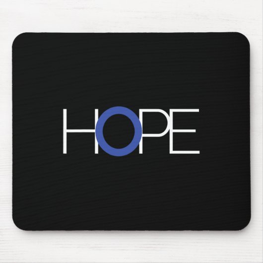 Typ 1 Diabetes T1D Blue Circle Awareness Geschenk Mousepad (Vorne)