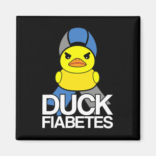 Typ-1-Diabetes T1d Ente Fiabetes Für Diabetes-Bewu Magnet