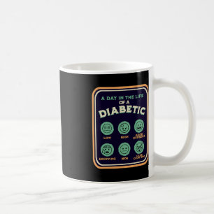 Typ 1 Diabetes täglich als diabetischer Spaß T1D K Kaffeetasse