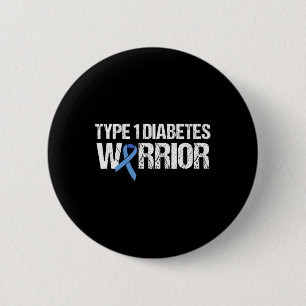 Typ 1 Diabetes Warrior Button