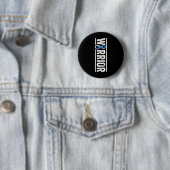 Typ 1 Diabetes Warrior - Sideways Awareness Ribbo Button (Beispiel)