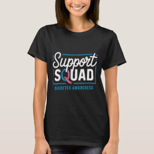 Typ 1 Diabetes Warrior Support Squad - Diabetes A T-Shirt