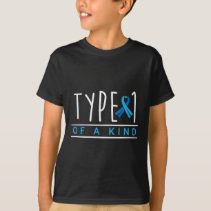 Typ 1 einer Art Diabetes Bewusstsein Diabetiker Le T-Shirt