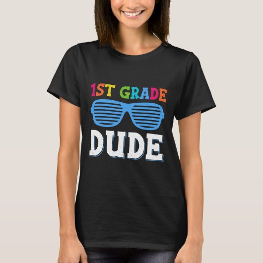Typ 1. Klasse LehrerStudierende zurück T-Shirt (Vorderseite)
