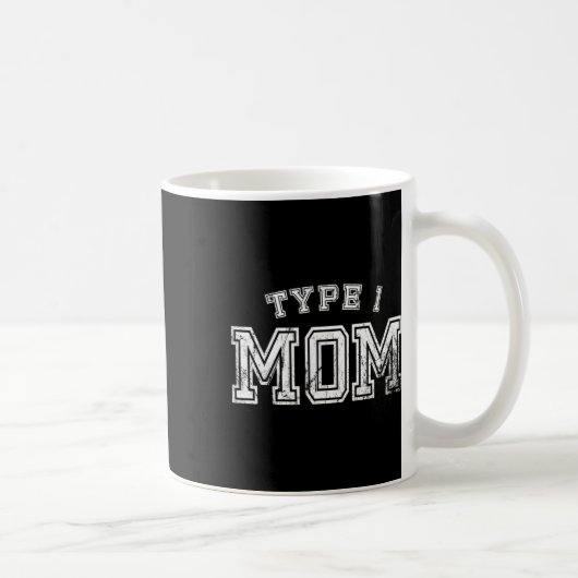 Typ-1-Mama-Bewusstsein Mutter Diabetiker Elterntei Kaffeetasse (Rechts)