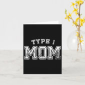 Typ 1 Mama Bewusstsein Mutter Diabetiker Kinderdia Karte (Gelbe Blume)