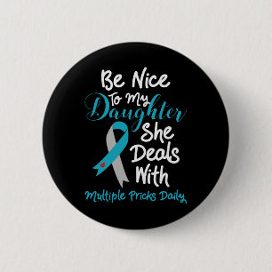 Typ 1 Mama T1d Vater Diabetes Awareness Montag Mul Button