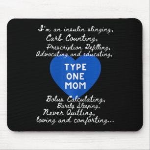 Typ-1-Mutter-Bewusstsein Mousepad