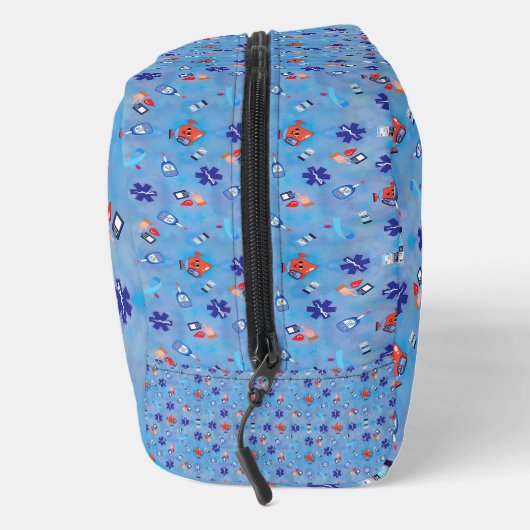 Typ 1 oder 2 Diabetiker Farbdruck Waschbeutel (Rechts)