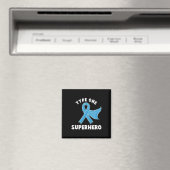 Typ 1 Superheld Diabetes Awareness Diabetic Boy Magnet (In Situ (Geschirrspüler))