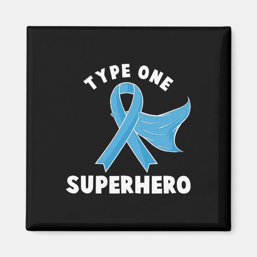 Typ 1 Superheld Diabetes Awareness Diabetic Boy Magnet (Vorne)