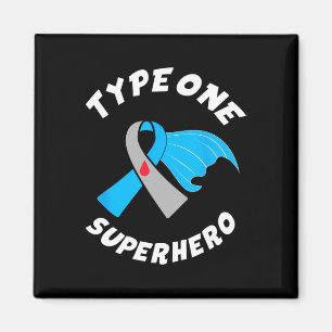 Typ 1 Superheld Typ 1 Diabetes-Bewusstsein 1 Magnet