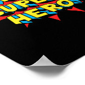 Typ 1 Superheld Typ 1 Diabetes-Bewusstsein Poster (Ecke)