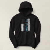 Typ 1 Warrior Diabetes Awareness Diabetics Hoodie (Design vorne)