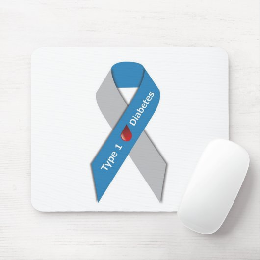 Typ- 1diabetes-Bewusstseins-Band Mousepad (Mit Mouse)