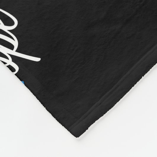 Typ- 1diabetes-blaues Band-Bewusstsein HOFFNUNG Fleecedecke (Ecke)