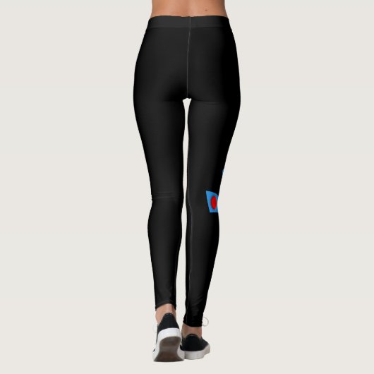 Typ- 1diabetes-blaues Band-Bewusstsein HOFFNUNG Leggings (Rückseite)