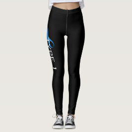 Typ- 1diabetes-blaues Band-Bewusstsein HOFFNUNG Leggings
