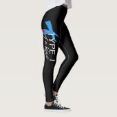 Typ- 1diabetes-blaues Band-Bewusstsein HOFFNUNG Leggings (Rechts)