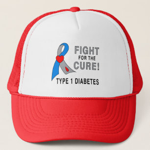 Typ- 1diabetes-Kampf für die Heilung Truckerkappe