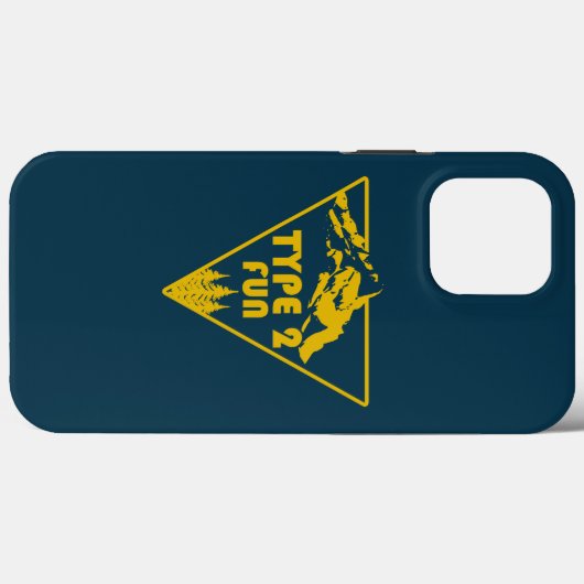 Typ 2 Fun Mountains Case-Mate iPhone Hülle (Rückseite (Horizontal))