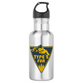 Typ 2 Fun Mountains Edelstahlflasche (Vorderseite)