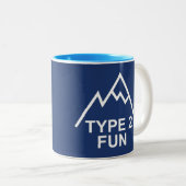 Typ 2 Spaß Zweifarbige Tasse (VorderseiteRechts)
