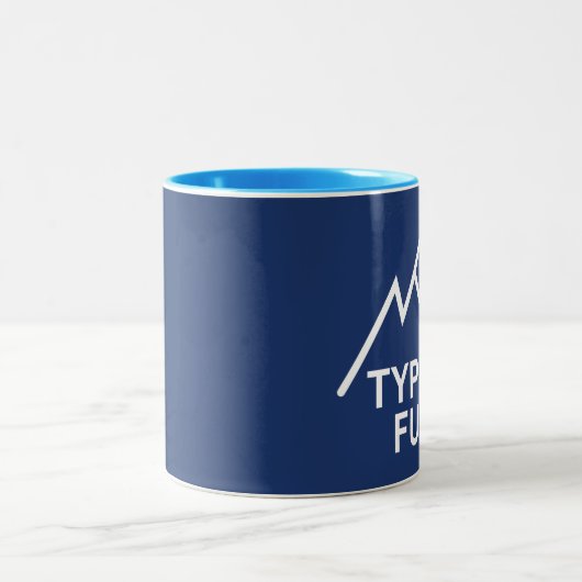 Typ 2 Spaß Zweifarbige Tasse (Mittel)