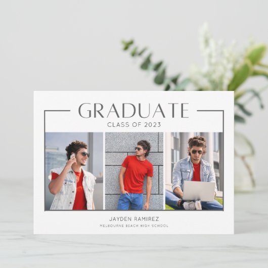 Typ 3 Foto Schulabschlussfeier (Stehend Vorderseite)