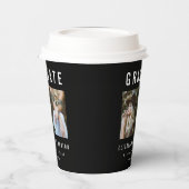 Typ Abschluss Multi-Foto Schwarzweiß Pappbecher (Links)