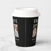 Typ Abschluss Multi-Foto Schwarzweiß Pappbecher (Rechts)