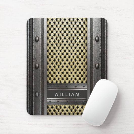 Typ aus Eisen und Stahl Männer Mousepad (Mit Mouse)