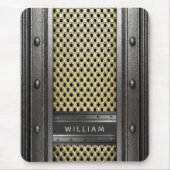 Typ aus Eisen und Stahl Männer Mousepad (Vorne)