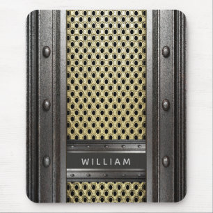 Typ aus Eisen und Stahl Männer Mousepad