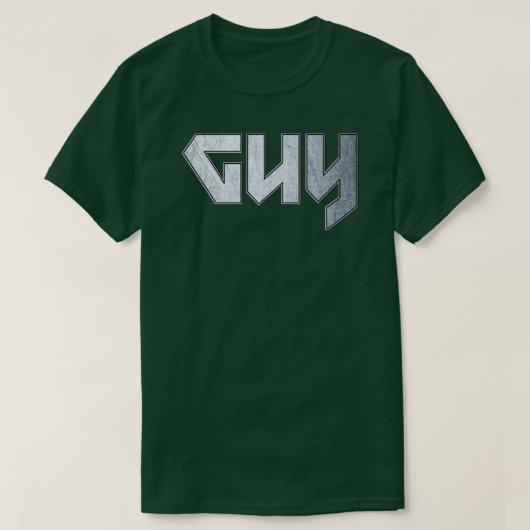 Typ aus Schwermetall T-Shirt (Design vorne)