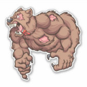 Typ - Bär Aufkleber (Vorderseite)