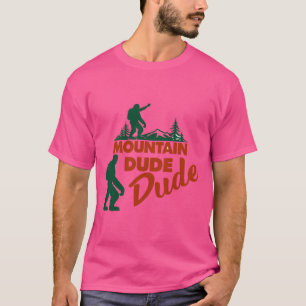 Typ Bigfoot Wandern Abenteuer T - Shirt - F