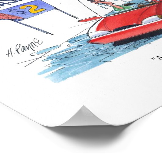 Typ Car Wash Poster (Ecke)