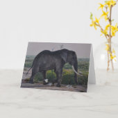 Typ Combes Tier-Kunst-Gruß-Karten Karte (Gelbe Blume)