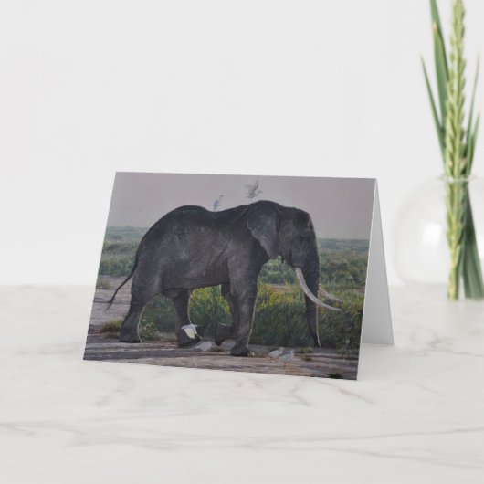 Typ Combes Tier-Kunst-Gruß-Karten Karte (Vorderseite)