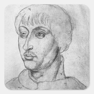 Typ de Brimeu, Lord of Humbercourt Quadratischer Aufkleber