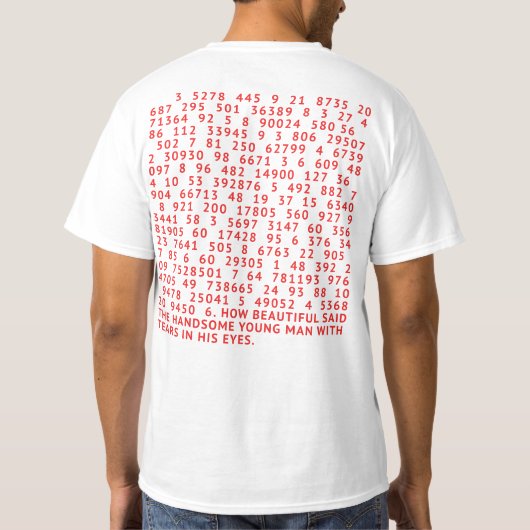 Typ De Cointet T-Shirt (Rückseite)