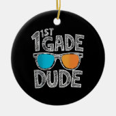 Typ der 1. Klasse zurück an den ersten Schulabschl Keramik Ornament (Vorne)