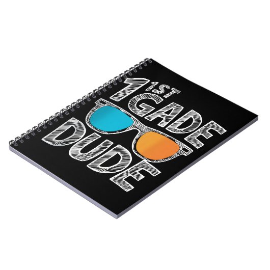 Typ der 1. Klasse zurück an den ersten Schulabschl Notizblock (Linke Seite)