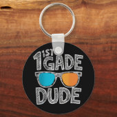 Typ der 1. Klasse zurück an den ersten Schulabschl Schlüsselanhänger (Vorderseite)